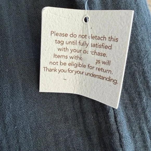 Nomad the Label Asana Cotton Wrap Pants Charcoal - Picture 15 of 16